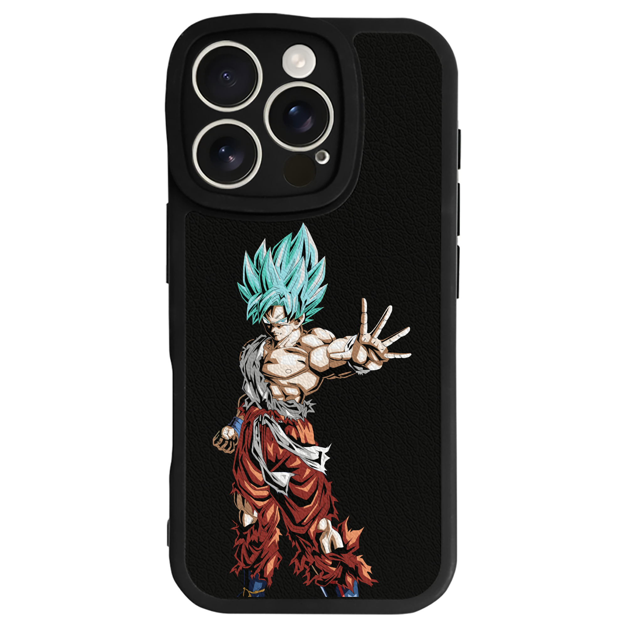 （画像用） ドラゴンボール 孫悟空（そん ごくう）Son Goku カカロット DRAGON BALL Kakarotto 【iPhone 16シリーズ対応】シリコンスマホケース（レザー調） 材質：シリコン